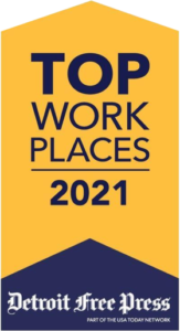 Detroit Free Press Top Workplace 2021