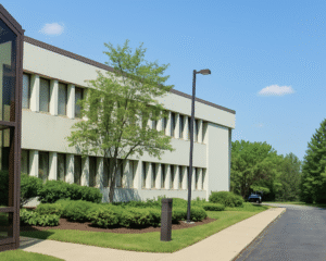 Photo of OakMed West Building in Grand Rapids, Michigan.
